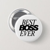 Best Boss je Button-Abzeichen | Fun Employee Appre Button (Vorne & Hinten)