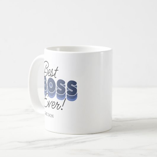 Best Boss je Coffee Tasse (Vorderseite Links)