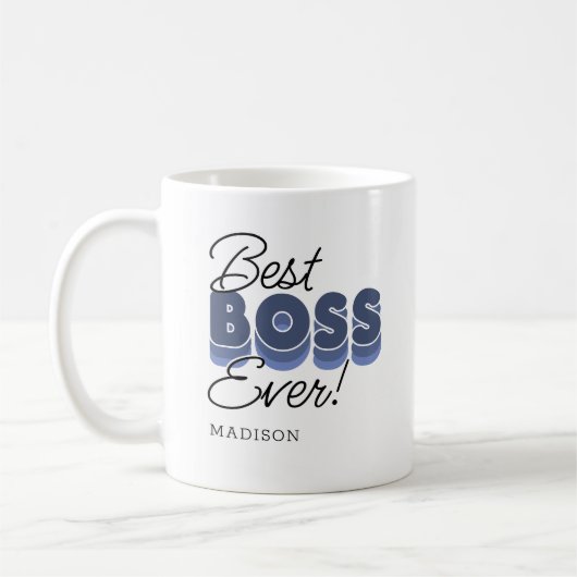 Best Boss je Coffee Tasse (Links)