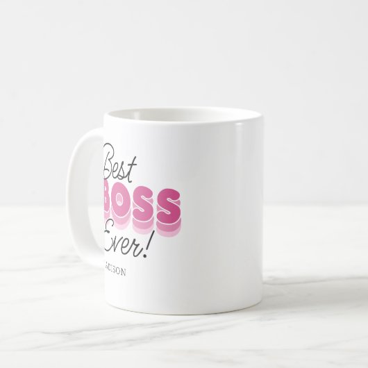 Best Boss je Coffee Tasse (Vorderseite Links)