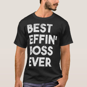 Best Boss je Funny Bosses Manager Wertschätzung T-Shirt