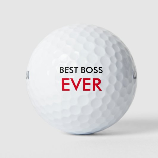 Best Boss je Golf Balls Golfball (Vorderseite)