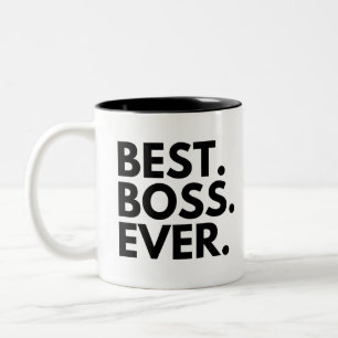 BEST BOSS JE Personalisiert Zweifarbige Tasse