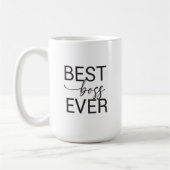 Best Boss je Personalisierte Kaffee-Tasse Kaffeetasse (Links)