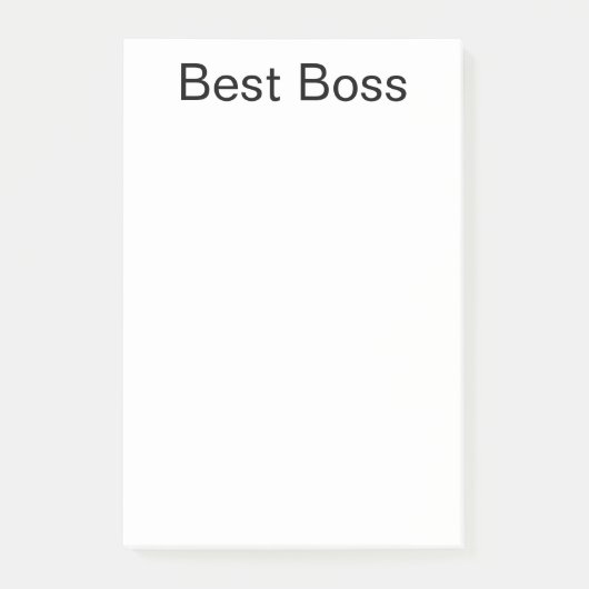 BEST BOSS Post-it NOTES Klebezettel (Vorderseite)