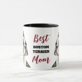 Best Boston Terrier Dog Mama Tasse (Zentrum)