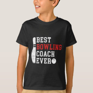 Best Bowling Coach je Bowler Coach Bowling Playa T-Shirt