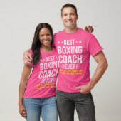 Best Boxcoach Ever Funny Boxing Coach Spaß T-Shirt (Unisex)