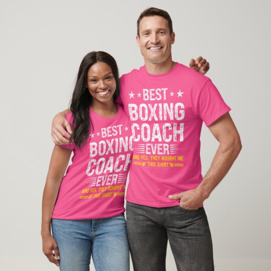 Best Boxcoach Ever Funny Boxing Coach Spaß T-Shirt (Unisex)