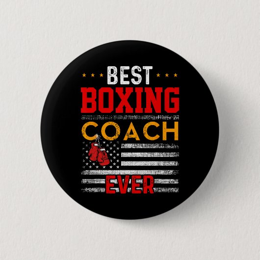 Best Boxcoach Ewiger Boxcoach Training Button (Vorderseite)