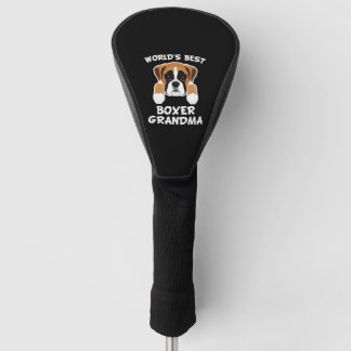 Best Boxer Oma Dog Granddog Golf Headcover