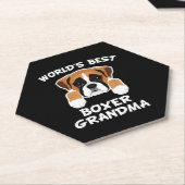 Best Boxer Oma Dog Granddog Untersetzer (angewinkelt)