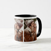 Best Boyfriend Ever 2-Photo Collage Custom Message Tasse (VorderseiteRechts)