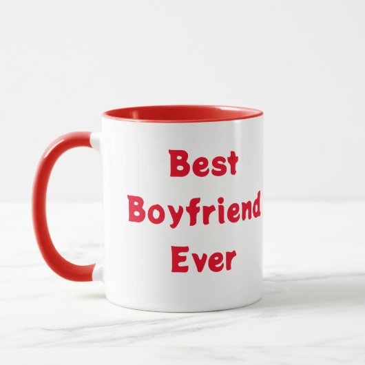 Best Boyfriend Ever Coffee Tasse (Links)