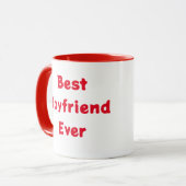Best Boyfriend Ever Coffee Tasse (Vorderseite Links)