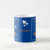 Best Boyfriend Ever Valentine's Day Blue Kaffeetasse (Mittel)