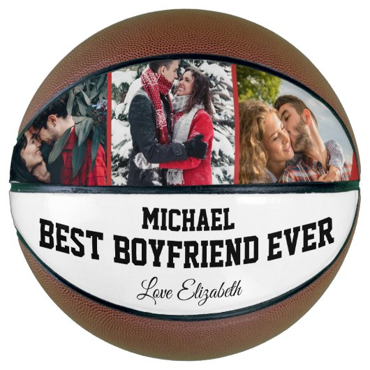 Best Boyfriend Ever Valentines Day From Girlfriend Basketball (Vorderseite)