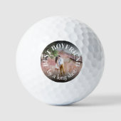 Best Boyfriend Liebe Foto Golf Balls Golfball (Vorderseite)