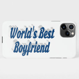 Best Boyfriend mit Sea Blue Text iPhone Gehäuse iPhone 11Pro Max Hülle