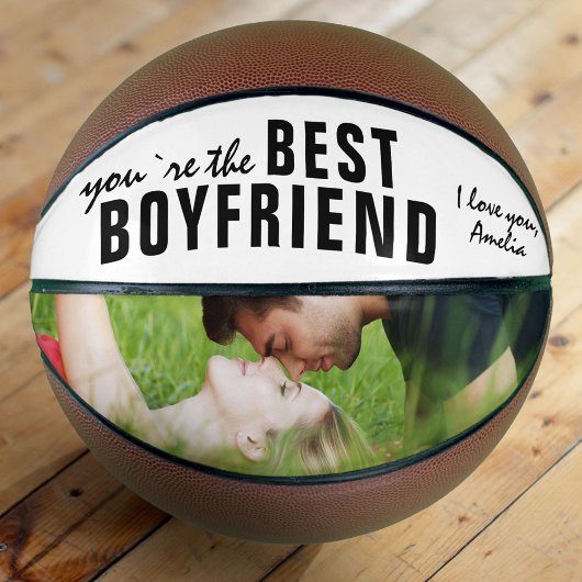 Best Boyfriend Typografy Foto Basketball