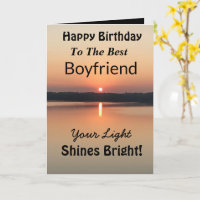Best Boyfriend Your Light Shines Bright Birthday