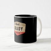 Best Brady Ever Funny Name Brady Zweifarbige Tasse (VorderseiteRechts)