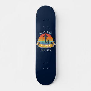 Best Bro By durch Golfing Birthday Gag Personalize Skateboard