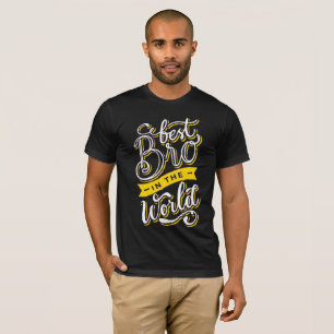 Best Bro in the World - Retro T - Shirt