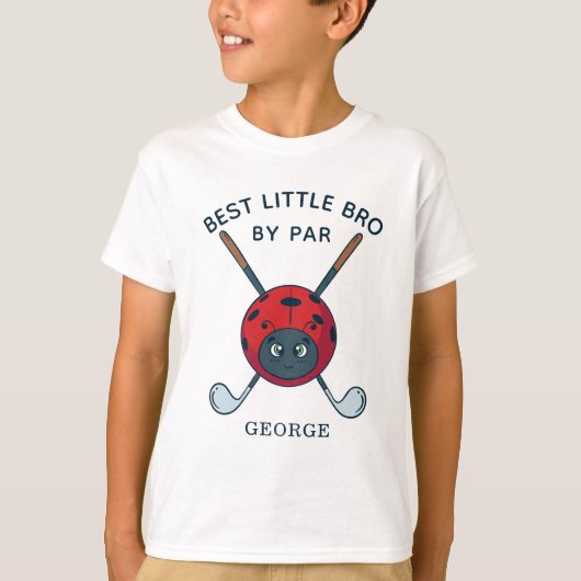 Best Brother by Par Baby Shower Golfbug Name T-Shirt (Vorderseite)