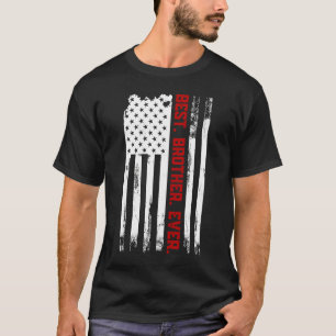 Best Brother Ever American USA Fahne Fatheru2019s T-Shirt