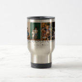 Best Brother Ever Modern Script 4 Photos Collage Reisebecher (Mittel)