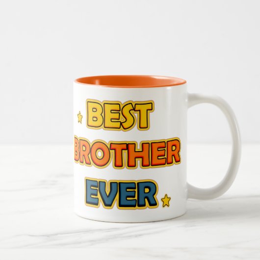 Best Brother ever Zweifarbige Tasse (Rechts)