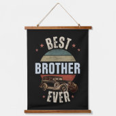 BEST BROTHER JE WANDTEPPICH MIT HOLZRAHMEN (Vorderseite)