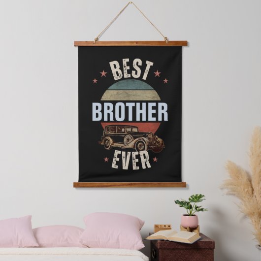 BEST BROTHER JE WANDTEPPICH MIT HOLZRAHMEN (Schlafzimmer)