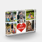 Best Brother Red Heart Fotoblock (Links)