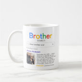Best Brother Search Results Foto & Message Kaffeetasse (Links)