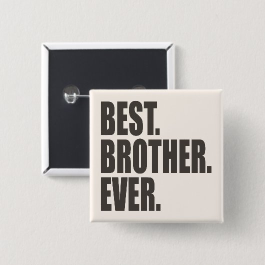 Best. Bruder. Immer. Button (Vorne & Hinten)