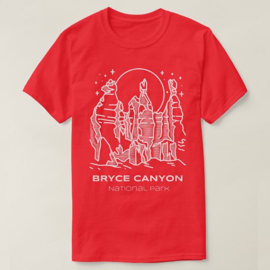 Best Bryce Canyon Nationalpark California T-Shirt (Design vorne)