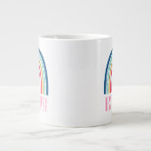 Best Bubbie Ever Rainbow Jumbo-Tasse (Vorderseite)