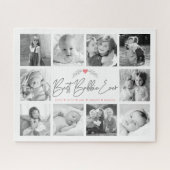 Best Bubbie je Script 10 Foto Collage Modern Puzzle (Horizontal)