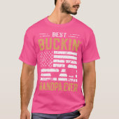 Best Buckin Opa Ever Funny Deer Hunter Cool Hu T-Shirt (Vorderseite)