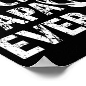 Best Buckin' Papa Ever Fun deer hunting Poster (Ecke)