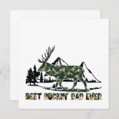 Best Buckin' Vater Ever - Camouflage Dei in Wald (Vorne/Hinten)