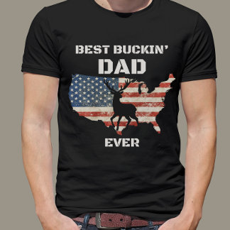 Best Buckin' Vater Ever Funny Patriotic American T-Shirt