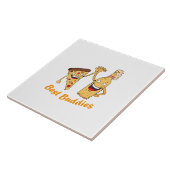 Best Buddies Pizza and Beer Fliese (Seite)