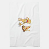Best Buddies Pizza and Beer Geschirrtuch (Vertikal)