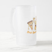 Best Buddies Pizza and Beer Mattglas Bierglas (Vorderseite Links)