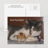 Best Buddies Postcard Postkarte (Vorne/Hinten)