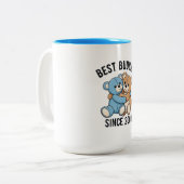 Best Buddies Since 2000 Teddy Bears Zweifarbige Tasse (Vorderseite Links)