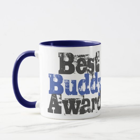 Best Buddy Award in der Tasse Blau und Grau (Links)
